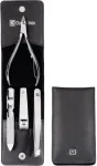 Zwilling Manicure & Pedicure 4-Pc with Nail Clipper, Leather