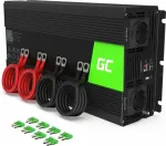 GREEN CELL INV12 power adapter/inverter Auto 3000 W Black