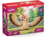 SCHLEICH Bayala elf on glitter owl V2, toy figure