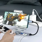 Qoltec HUB adapter USB C 3.1 5in1, USB C PD, USB C