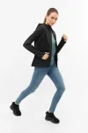 Viking Bluza damska Yosemite Hoodie Lady rozpinana z kapturem czarna XL