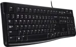 Klaviatuur Logitech K120/Wired USB/ CZ- SK layout/Black