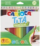 Carioca V&auml;rvipliiatsid TITA, kolmnurksed, 24 v&auml;rvi