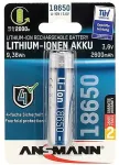 ANSMANN Li-Ion 18650 2600mAh 3,6V Battery 9,36Wh 1307-0000