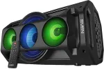SVEN PS-680 2x32.5W; LED display; TWS; FM radio; AUX; USB/SD-card support;Lighting; Microphone input (karaoke); Remote Control; Built-in equalizer