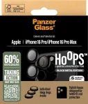 PANZERGLASS Tagakaamerate kaitseklaasid Hoops, Apple iPhone 16 Pro / 16 Pro Max, must,