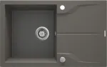 Deante 1-bowl granite sink with drainer