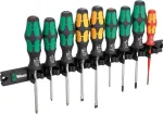 WERA T&ouml;&ouml;riistakomplekt 9650 magnetriba Kraftform kruvikeerajate komplekt, 9 osa