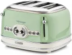 Ariete Vintage 4-Slot Toaster green