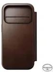 Nomad Modern Leather Folio mobile phone case 16 cm (6.3") Brown