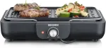 Severin PG 8556 Tischgrill mit Grillplatte 2300W schwarz