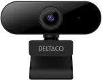 Veebikaamera DELTACO Full HD webcam with 360&deg; rotation, up/down tilt, 2MP, black / W-100 / 1902912