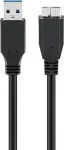 GOOBAY USB-kabel 50cm Sort