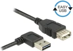 DELOCK Easy-USB-Kab.2.0 A(gewink. re/li) -> A-Bu 0.5m sch