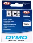 DYMO D1 Schriftband 40910 9mmx7.0m schwarz->transp.