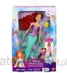 DISNEY PRINCESS Ariel Human to Mermaid Transforming Fashion Doll with Flounder & 2 Accessories