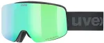 Uvex pwdr FM winter sport goggles Black Unisex Green Spherical lens