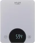K&ouml;&ouml;gikaal Adler AD 3173S kitchen scale Grey Built-in Rectangle Electronic kitchen scale