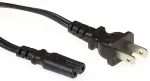 ACT AK5074 Stromkabel Schwarz 1,8 m Netzstecker Typ A C7-Koppler (AK5074)