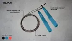 Avento Jump Rope 42HO 290cm Steel BLU