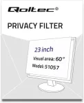 QOLTEC Privatizing filter RODO 23 inch 16:9