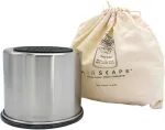Airscape Edelstahl-Aromabehlter klein, silber gebrstet