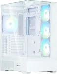 Korpus Zalman P40 PRISM PLUS, ATX Mid Tower PC Case, 3 x 120mm ARGB Fans, White