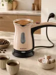 BROCK ECP 106 Turkish Coffee Maker 0,5L 500W, Cream/Black