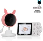 EVOLVEO Baby Monitor N3, baby video monitor, pink