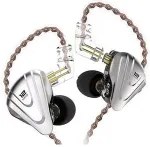 KZ ZAR NO MIC - in-ear headphones, silver