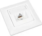 Solarix CAT6 STP 1 x RJ45 flush-mounted socket, white