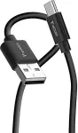 VERBATIM Essentials Sync & Charge USB-A to C Cables