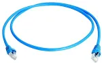 Teleg&auml;rtner Patchkabel S/FTP Cat.6A blau 0,25m