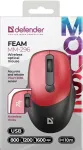 Hiir Defender MOUSE FEAM MM-296 RF SILENT RED