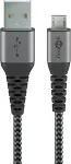Goobay USB-kabel 1m Sort S&oslash;lv
