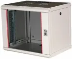 EQUIP 19" Netzwerkschrank Glast&uuml;r PM 600x450mm 9HE grau