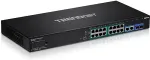 TrendNet L&uuml;liti TRENDnet 18-pordiline Gigabit PoE+ nutikas valve l&uuml;liti