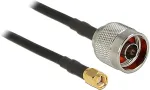 DELOCK HF Adapter N -> RP-SMA CFD200 low loss 2,0m St/St