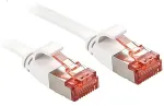 Lindy Patchkabel Cat6 U/FTP Flachband wei&szlig; 2.00m
