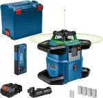 Bosch Powertools Bosch cordless rotating laser GRL 650 CVHG Professional, 18 volts (blue, without battery and charger, green laser line, in L-BOXX)