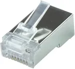 Logilink Modular RJ45 Plug Cat.6A STP, 50 St&uuml;ck