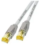 EFB-Elektronik EFB RJ45 Patchkabel Cat.6A S/FTP LSZH Draka UC900 TM31 grau 10m