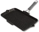 Staub Grillpfanne induktion rechteckig 34x21cm schwarz