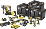 Dewalt 18V XR combo set 10 pcs - 4x5Ah