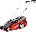 EINHELL GE-CM 43 Li M Kit Push lawn mower Battery Black, Grey, Red