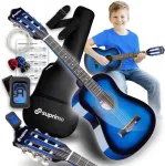 No name SUPRIMO JRC SET BB gitara klasyczna 1/4 blueburst