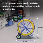 Extralink Pilot 8mm 250m | Pilot do przeciągania kabli | wł&oacute;kno szklane FRP, śr. 8mm, dł. 250m, ż&oacute;łty (EX.30905)