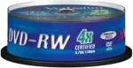 Toorikud VERBATIM 1x25 DVD-RW 4,7GB 4x Speed, matt silver