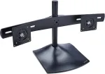 ERGOTRON DS100 Dual Monitor Desk Stand, Horizontal DS Series, 75 x 75, 100 x 100, Black, 813 x 356 x 172