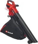 EINHELL Cordless leaf vacuum VENTURRO 18/210, 18V, leaf vacuum/leaf blower (red/black, without battery and charger)